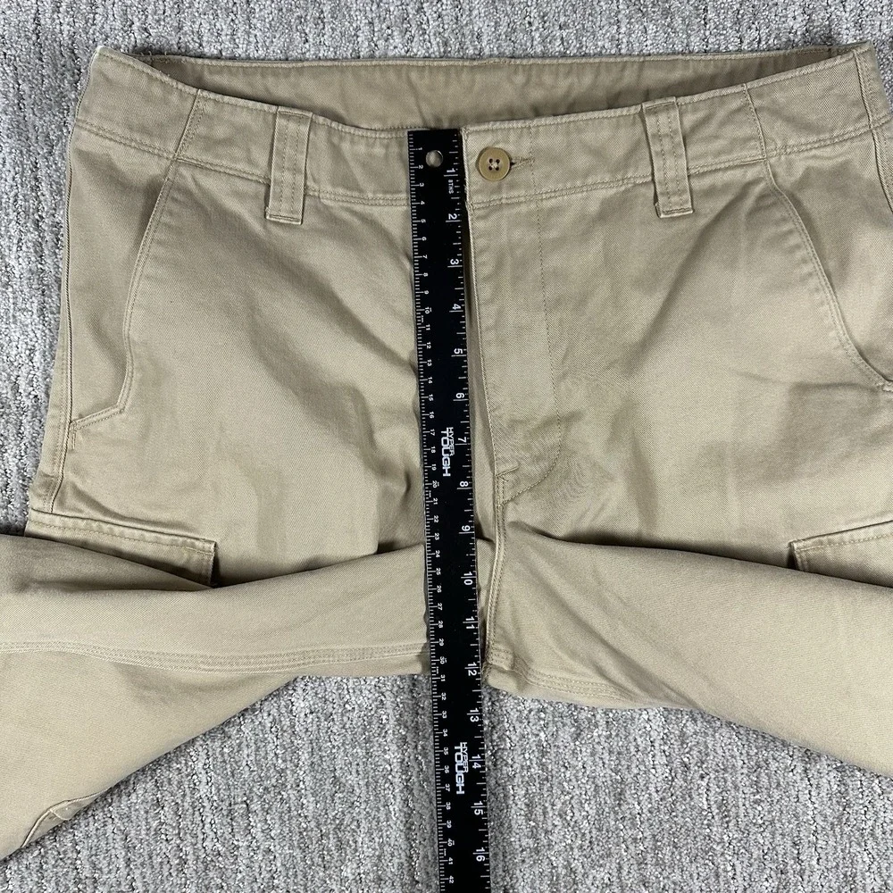 The North‎ Face Mens 34 Cargo Khaki Pants Cotton Twill Straight Leg RN61661
